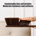 thumbnail image 4 of Cleaning Supplies under $5 kkbbma Woooden Dust Brush Hand Broom Bench Brush with Wood Handle Whisk Broom Soft Bristle Brush for Counter Bed Sofa Car Fireplace Clothes Household Cleaning, 4 of 6