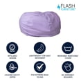 thumbnail image 4 of Oversized Lavender Dot Bean Bag Chair, 4 of 9