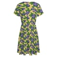 thumbnail image 5 of Blueberries Pattern Sundress Short Sleeve Dress Summer Women Clothes Dress for Women Dresses, 5 of 7