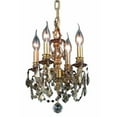 thumbnail image 1 of Elegant Lighting Lillie 10" 4 Light Elements Crystal Chandelier, 1 of 1