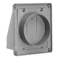 thumbnail image 3 of Lambro 6-In. Plastic Wall Exhaust or Air Intake Vent with Hinged Screen, Removable Damper, and 1.25-In. Collar, 3510 (Gray), 3 of 4