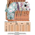 thumbnail image 2 of Short Sleeve Floral Print Pajamas Set for Women Summer Crew Neck Pocket Tops and Casual Shorts Sleepwear Nightwear, 2 of 2