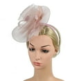 thumbnail image 3 of Baberdicy Fascinators Hats for Women Clearance！Party Fascinator Tea Bridal British Women's Headband Pink, 3 of 6