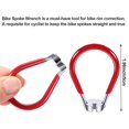 thumbnail image 4 of Juego de Llaves de Radios de Bicicleta de 6 Piezas con Palanca para Neumáticos, Herramientas para Reparar Llantas de Bicicleta para Entusiastas del Ciclismo, 4 of 5