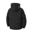 thumbnail image 4 of Donemore Men's Thickened Hooded Puffer Coat with Zipper Pockets Outdoor Casual Jacket, 4 of 9