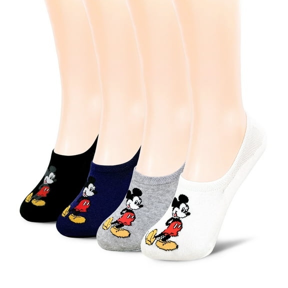 Disney Character Ankle Socks, 4Pair set Multicolor Set Collection