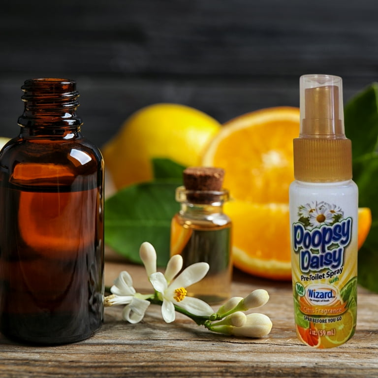 Poopsy Daisy Pre Poop Toilet Spray Citrus Scent, Wizard Pre Poo