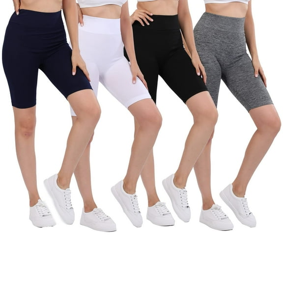 C Crush Biker Shorts for Women High Waist Seamless Workout bike Shorts-Yoga Shorts-Womens Running Shorts Tummy Control Shorts