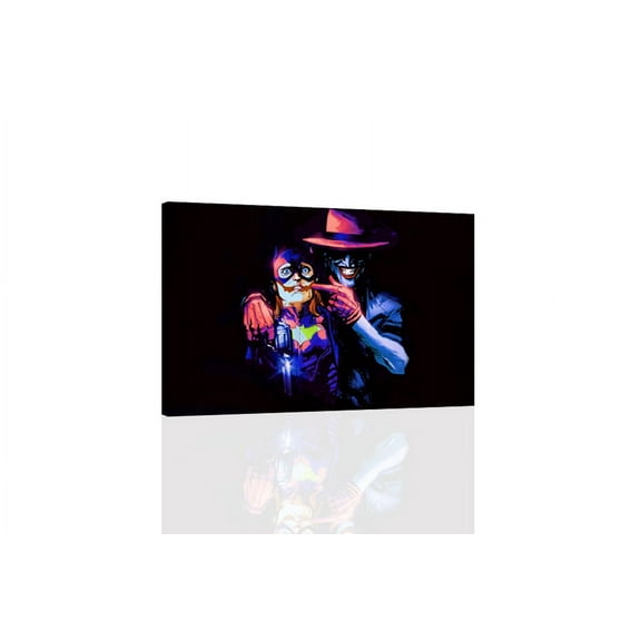 Joker Has Batgirl DC Comics - CANVAS OR PRINT WALL ART