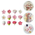 thumbnail image 4 of Miangastore 24pcs Flower Push Pins Floral Push Pins For Cork Board Decorative Thumb Tacks Cork Board Fun Thumb Tacks Photo Wall Map Bulletin Board Office Home, 4 of 8