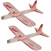Jetfire Balsa Glider Stunt Planes 2-Pack