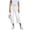 White, variant on Yoga Capris Plus Size New Capri Jean for Women Summer Straight Leg Versatile Cropped Pants Fashion Frayed Hem Denim Capri Pants with Pocket Green XXL