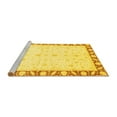 thumbnail image 2 of Ahgly Company Machine Washable Indoor Rectangle Abstract Yellow Modern Area Rugs, 8' x 12', 2 of 4