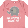 thumbnail image 4 of Inktastic Memere Grandma Loves Me Boys or Girls Long Sleeve Baby Bodysuit, 4 of 5