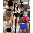 thumbnail image 5 of FITOP Women's Athletic Shorts High Waisted Running Shorts Zipper Pocket Gym Elastic Workout Shorts, 5 of 5