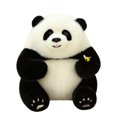thumbnail image 1 of Muñeco de peluche de peluche con dibujos animados de panda de 25 cm, muñeca de peluche suave, 1 of 2
