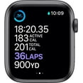 thumbnail image 3 of Restored Apple Watch Series 6 GPS+LTE, 44MM Space Black Titanium Case & Black Sport Band (Refurbished), 3 of 3