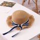 thumbnail image 1 of Anaimal-Sombrero de paja con dibujos animados para niños y niñas, sombrero vacío con orejas de gato en topless, protección solar, 1 of 4