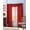 Red, variant on Qutain Linen Solid Voile Sheer Curtain Scarf Window Treatment, 37" x 216"