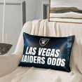 thumbnail image 3 of Funda de almohada de satén de los Raiders, 20 x 30 pulgadas, funda de almohada para dormitorio de estudiantes, funda de almohada para sofá, funda de almohada rectangular, 3 of 8