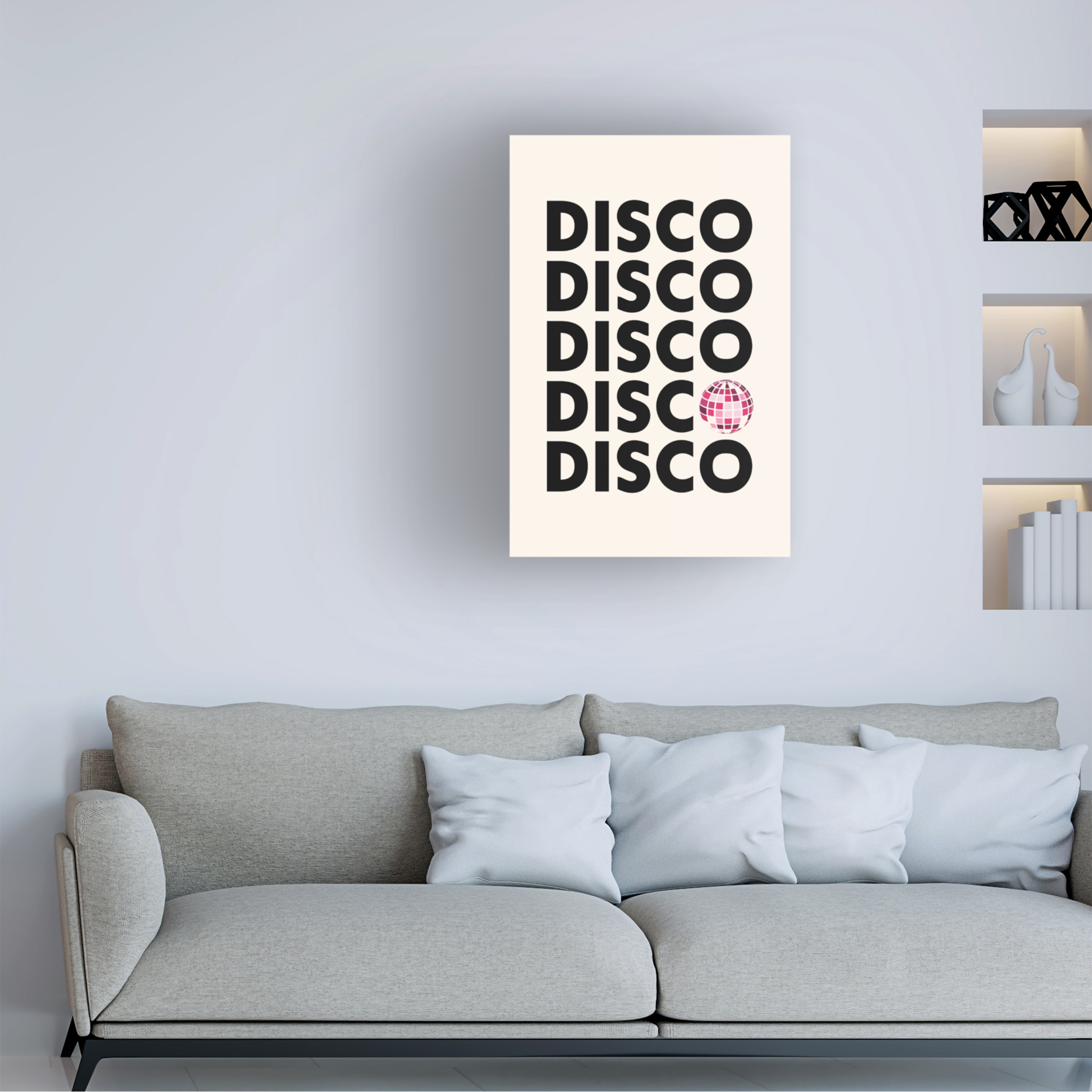 Frankie KerrDineen 'Disco' Canvas Art