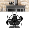 thumbnail image 3 of Three Headed Stove Fan Without Electricity Heat Powered Fireplace Fan Quiet, 3 of 4