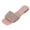 Rose Gold, variant on Women Casual Sandals Wide Width Square Toe Flat Spring Party Dressy Sandals