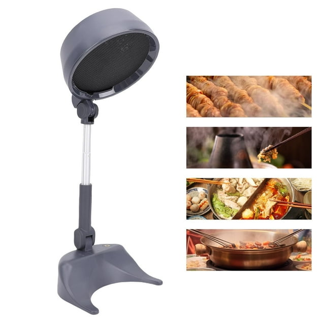 Desktop Exhaust Fan, Portable Range Hood 3 Gears Adjustable for Kitchen