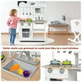 thumbnail image 6 of Gymax Wooden Pretend Play Kitchen Set for Kids Toddlers w/ Accessories & Sink, 6 of 10