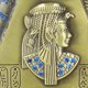 thumbnail image 5 of Egyptian Pyramid Model Green Bronze Large Retro Classic Exquisite Decorative Handicraft Ornament, 5 of 5