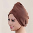 thumbnail image 2 of Toalla de baño de microfibra para secar el cabello, gorra y secado rápido, 2 of 2