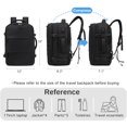 thumbnail image 5 of DAKIMOE Backpacks for Adults Laptop Backpack Travel School Backpacks for Women Men Carry On 19'' with USB Charging Port Flight Approved Waterproof Anti Theft Luggage Casual Daypack, 5 of 7