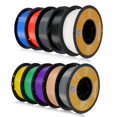 thumbnail image 1 of Filamento para impresora 3D Kingroon PLA de 1,75 mm, 10 kg, negro, blanco, gris, rojo, azul, verde, morado, piel plateada, 1 of 9