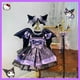 thumbnail image 1 of Vestido de Lolita de dibujos animados lindo de Sanrioed Kuromi Girl, vestido de tutú para fiesta de cumpleaños de primavera y otoño, vestido de niña para juego de rol, regalo de Halloween, 1 of 5