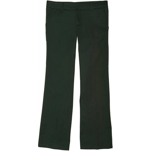 French Toast Girls 4-6X Adjustable Flat Front Twill Pant Hunter 6X