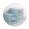 thumbnail image 4 of Langgg Flip Shoes Box Transparent Drawer Case Plastic Shoe Boxes Stackable Storage Case Organizer, 4 of 8