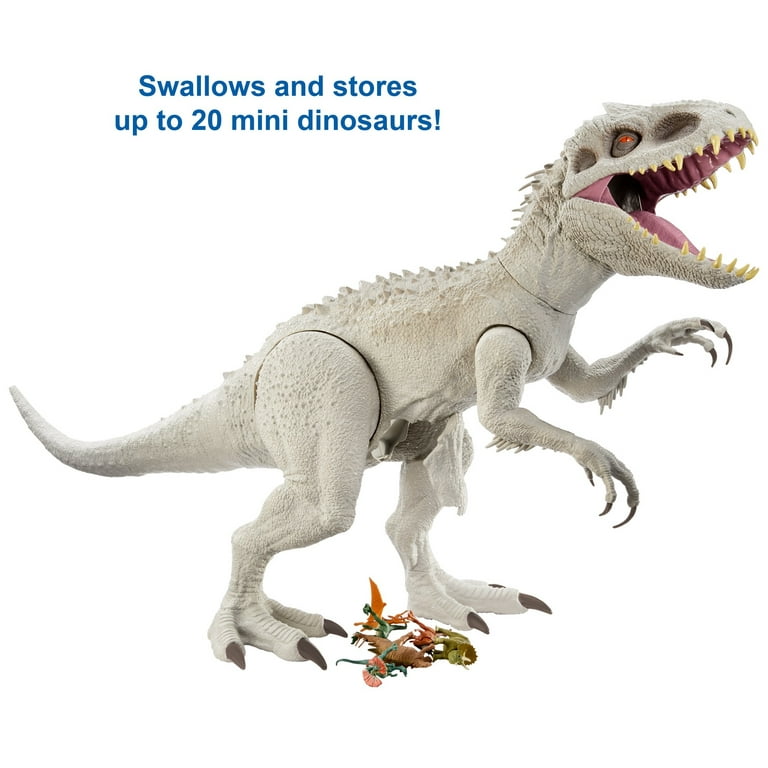  Mattel Jurassic World Super Colossal Tyrannosaurus Rex Action  Figure Toy, T Rex Dinosaur 3-ft+ Long with Eating Feature : Video Games