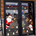 thumbnail image 2 of Adhesivos navideños para ventanas y puertas Adhesivos de copos de nieve Adhesivos de pared autoadhesivos (60x90cm), 2 of 5