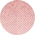 thumbnail image 1 of Ahgly Company Machine Washable Indoor Round Transitional Pink Bubble Gum Pink Area Rugs, 7' Round, 1 of 7