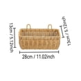thumbnail image 1 of Btomtd Bohemian Wall-Mounted Storage Basket Wicker, 1 of 9