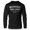 Silver on Black, variant on GYMISH Recovering Couch Potato Lightweight Long Sleeve Hooded T-Shirt for Men – Funny Workout Hoodie, Athletic Fitness Shirt for Men