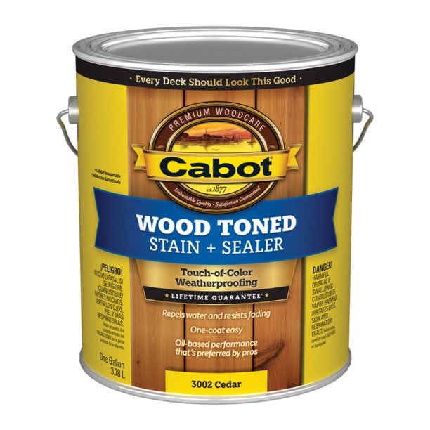Cabot Alkyd Oil Base Wood Toned Deck Siding Stain Walmart Com