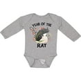 thumbnail image 3 of Inktastic Chinese Zodiac Year of The Rat Boys or Girls Long Sleeve Baby Bodysuit, 3 of 5