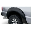 Bushwacker 20050-02 Black Pocket/Rivet Style Smooth Finish Rear Fender Flares for 1999-2007 Ford F-250 & F-350 Super Duty; 1999-2010 F-350 Super Duty (Excludes Dually)