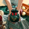 thumbnail image 1 of Bolsa de regalo de Navidad creativa, bolsa de terciopelo de manzana, caja de dulces de Nochebuena, bolsa de franela de fruta navideña, 1 of 4