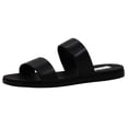 thumbnail image 1 of Sandalia Steve Madden Dual Mujer Negra Plana Talla 7.5 US, 1 of 7