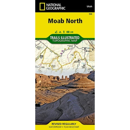 National Geographic Maps: Trails Illustrated: Moab North - Folded (Best Utv Trails In Moab)