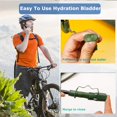 thumbnail image 2 of Vessie d'Hydratation, Sac de Rangement Léger pour Réservoir d'Eau de 2 L, Sac à Dos d'Hydratation avec Réservoirs pour la Randonnée, le Vélo, l'Escalade, le Cyclisme, la Course (Vert), 2 of 5