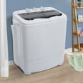 thumbnail image 2 of BAYUELSWU Portable Washing Machine14.3Lbs Twin Tub Washing Machine Low Noise for Home, Apartment, Dorms, 2 of 9
