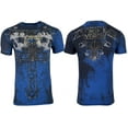 thumbnail image 3 of Xtreme Couture By Affliction Men's T-Shirt GRAVE MAKER Blue +, 3 of 11